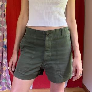Vintage Vietnam Era Utility Shorts
